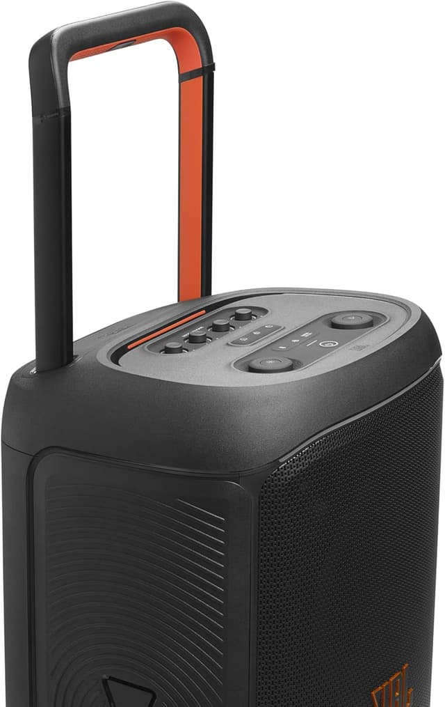 Detalle de JBL Partybox 520: speaker wireless Bluetooth portatile con autonomia fino a 15 ore, IPX4 e ingresso microfono
