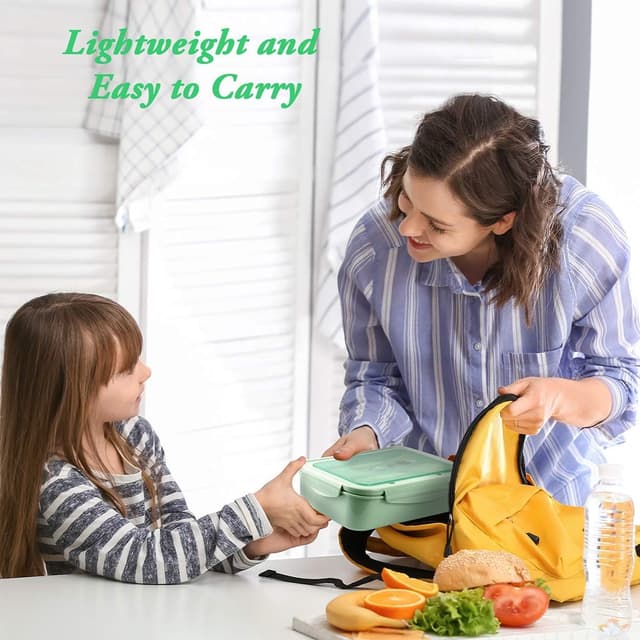 Thumbnail 5 de BIBURY Fiambrera Infantil con Compartimentos, a prueba de fugas 🥪