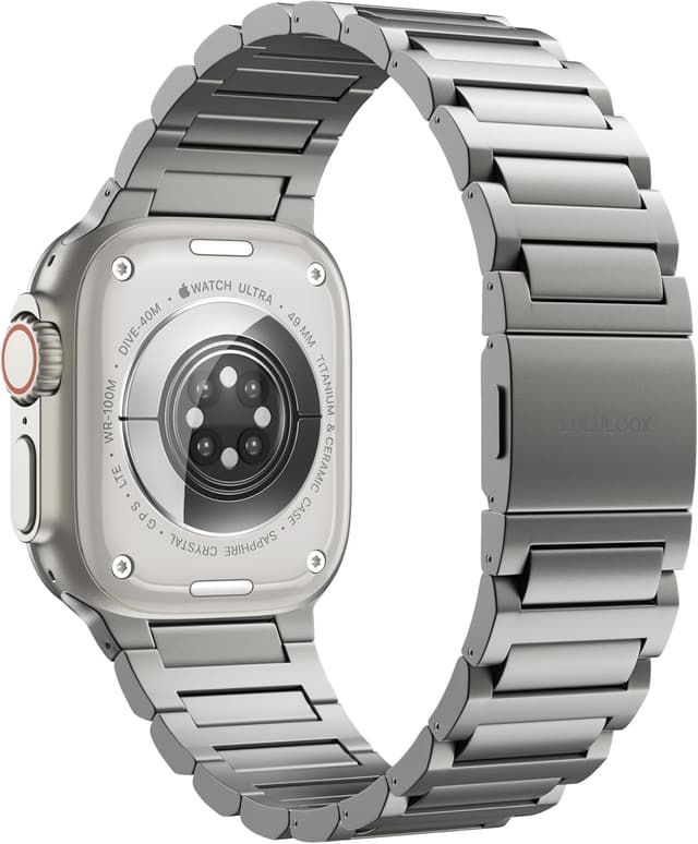 Thumbnail 6 de Bracelet LULULOOK en titane Grade 4 avec fermoir magnétique pour Apple Watch Ultra 2 (49 mm)