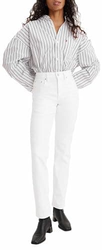 Thumbnail 3 de Levi's 724 High Rise Straight Jeans Mujer 🌼 - Western White