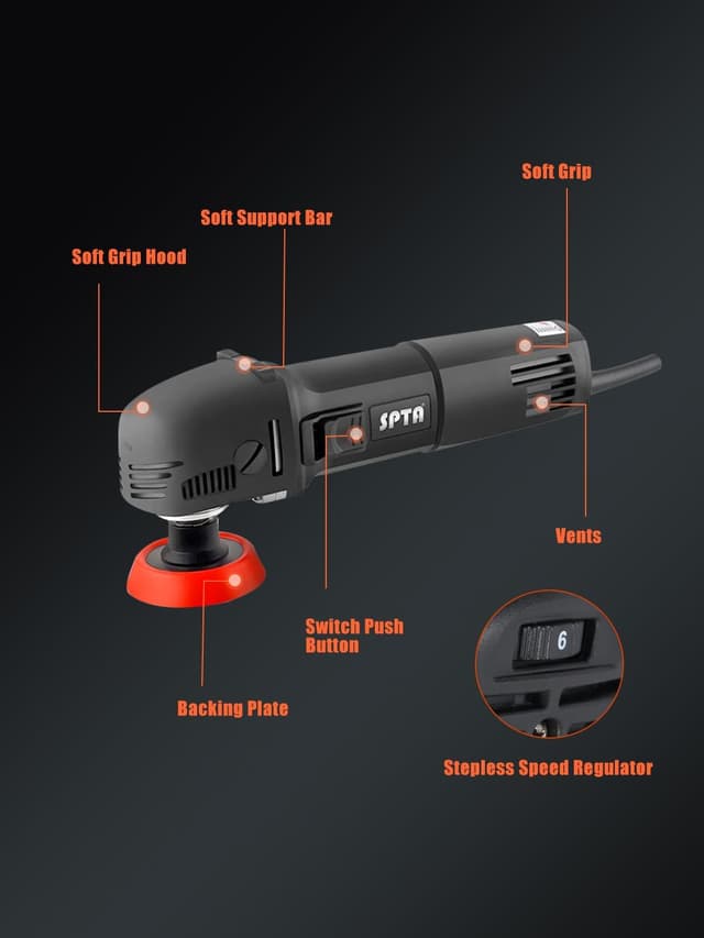 Thumbnail 4 de SPTA Mini Polishing Machine 750W Rotary Polisher