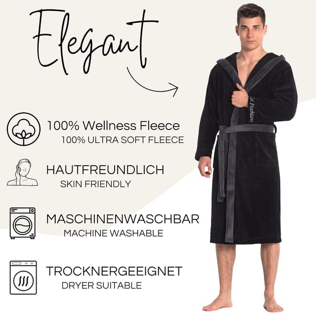 Thumbnail 1 de Di Ficchiano Monza Bademantel L mit Kapuze