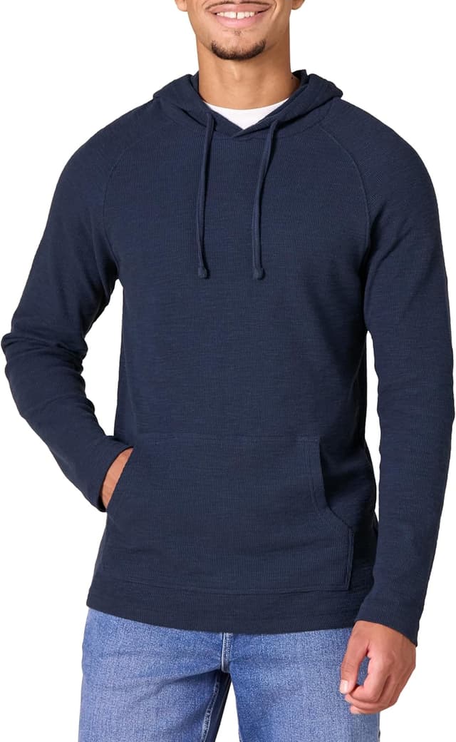 Detalle de Amazon Essentials Men’s Slub Thermal Hoodie (Regular Fit)