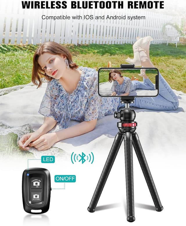 Detalle de CIRYCASE Phone Tripod 360° rotating stand