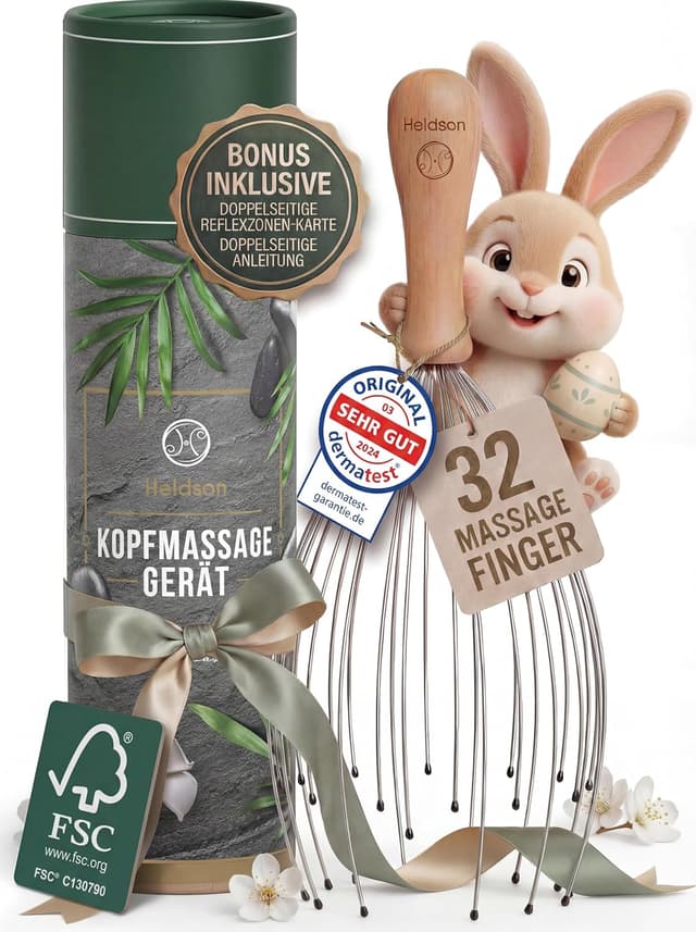 Imagen de HELDSON Premium Kopfmassage Spinne 1 Stück en OfertitasTOP