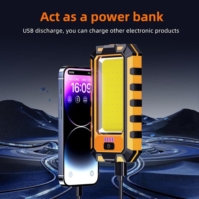 Detalle 2 de SuperFire Arbeitsleuchte LED Akku