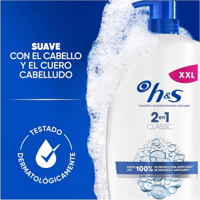 Thumbnail 5 de H&S Classic 2en1 Champú y Acondicionador Anticaspa 🧴 2000ml