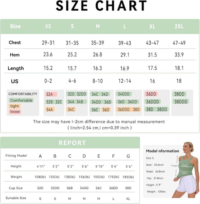 Thumbnail 6 de THE GYM PEOPLE Soutien-gorge de sport sans manches avec rembourrage amovible