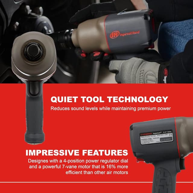 Thumbnail 2 de Ingersoll Rand 2145QiMAX 1,350 ft-lbs Impact Wrench