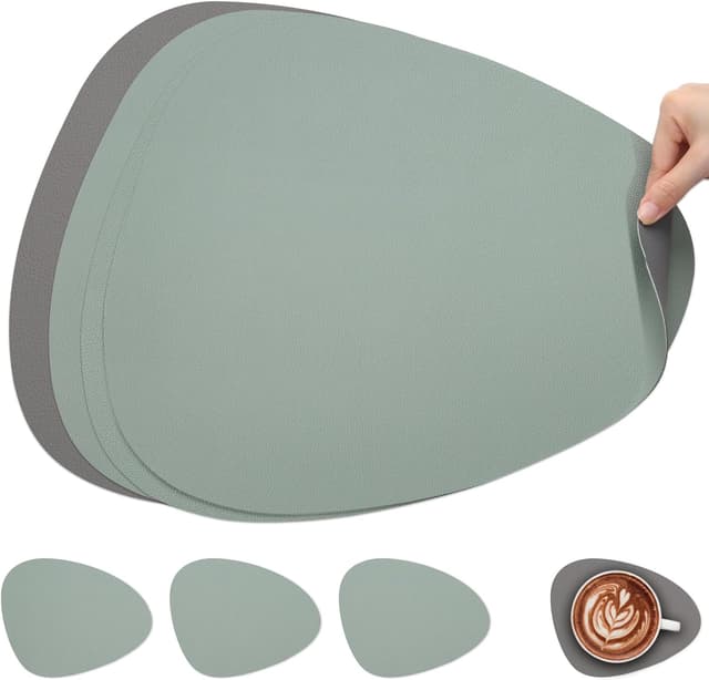 Detalle de Myir JUN Tischsets Leder 33 x 40.5 cm