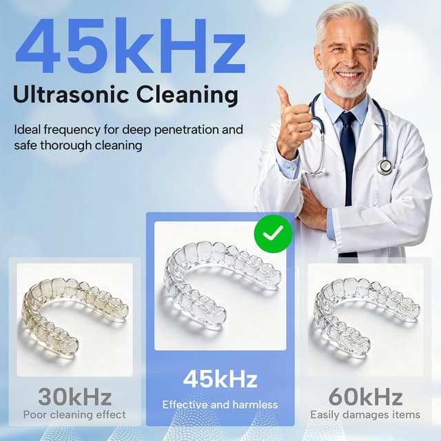 Detalle 2 de Lumiflexa Ultraschallreiniger 45 kHz für Zahnschienen