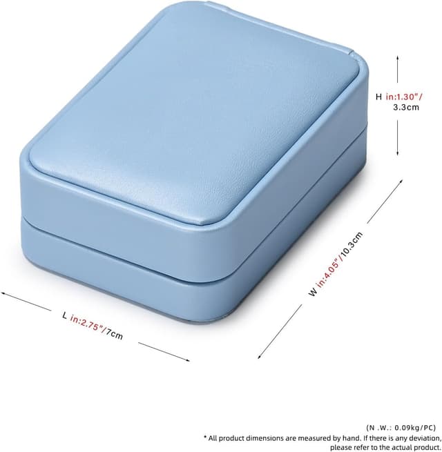 Detalle 2 de Papten Collar Organizador de Joyería 💙 Caja de Regalo