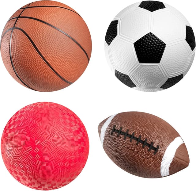 Detalle de PlayBolt Sports Balls 6-inch, pack of 4