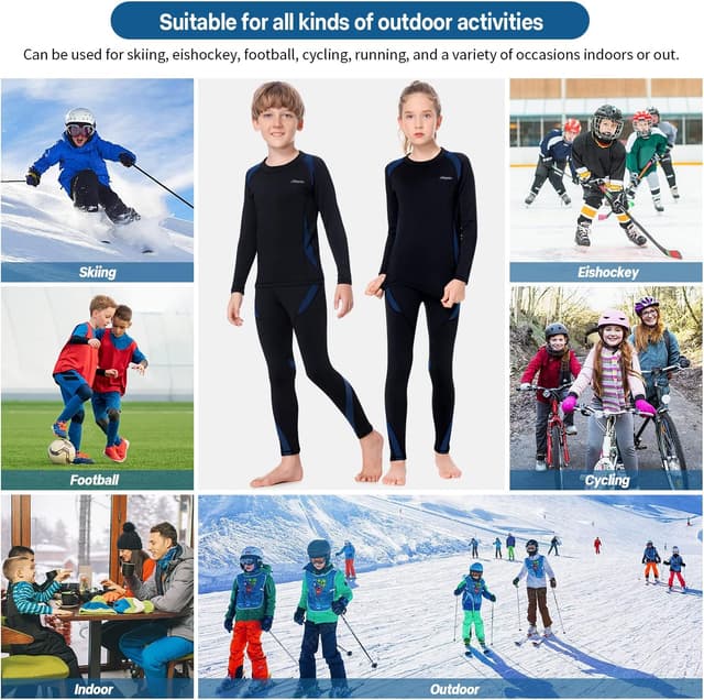 Detalle 2 de Thermounterwäsche Kinder Funktionsunterwäsche Thermo