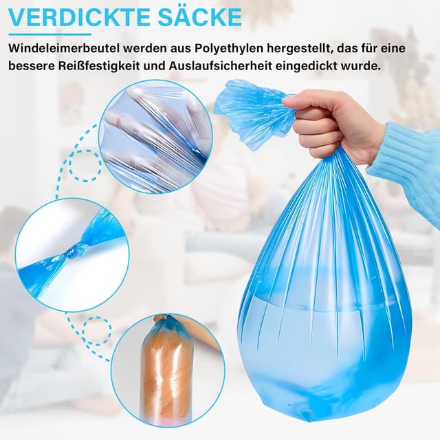 Detalle 2 de Ricariche sacchetti mangiapannolini compatibili 12 pezzi