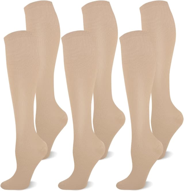 Detalle 2 de CAMPSNAIL Kompressionsstrümpfe für Damen und Herren (Stützstrümpfe) – für Flug, Sport, Reisen & Alltag