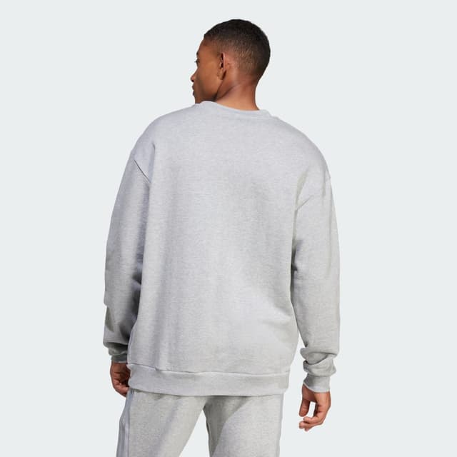 Detalle 2 de Sudadera Adidas Brand Love French Terry gris