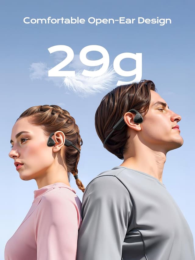 Detalle de Bone conduction open-ear Bluetooth 5.3 headphones