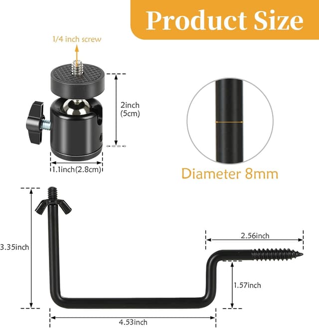 Detalle 2 de Wildkamera Halterung 360° 1/4-Zoll