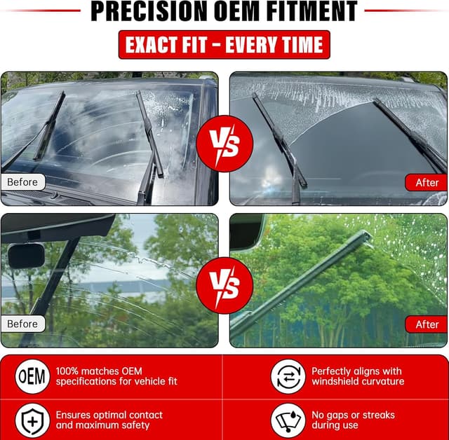 Thumbnail 4 de RAINTOK Windshield Wiper Blades 26" 17" 14