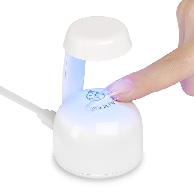 Detalle de beetles Gel Polish Beetles Mini UV-Lampe für Gelnägel – tragbares UV/LED-Licht mit Sensor