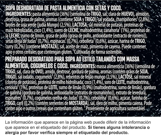 Thumbnail 3 de Knorr Sopa Thai Deshidratada 69g 🍜