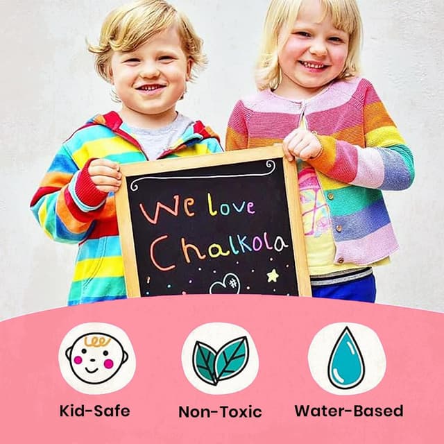 Thumbnail 3 de Chalkola Liquid Chalk Pens 10 Colours 🖍