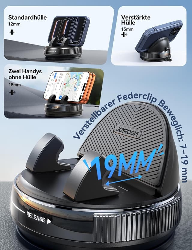 Thumbnail 4 de JOYROOM Handyhalterung Auto Armaturenbrett 19 mm