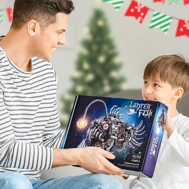 Thumbnail 6 de XITALAXU Mechanical Fish Building Set 1038PCS 🧩