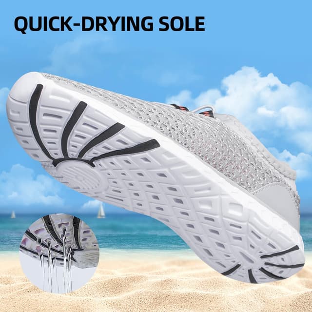 Detalle de DOUSSPRT Women’s Quick-Drying Water Shoes for Sports & Beach Days