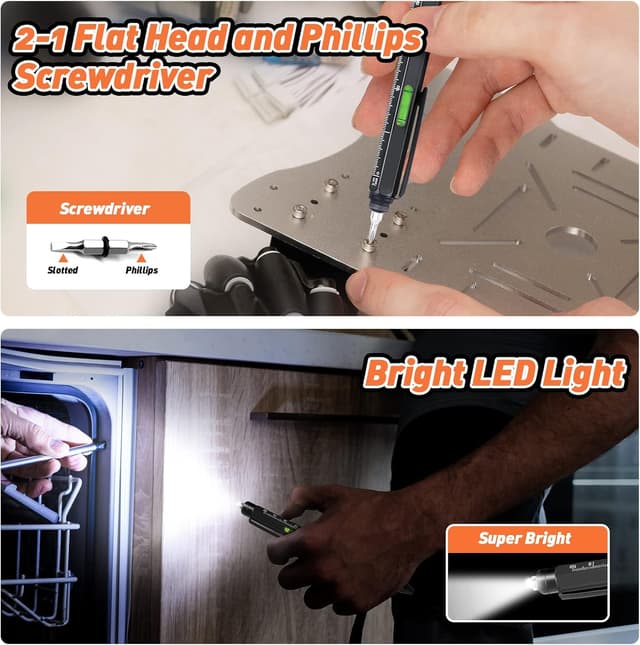 Detalle 2 de KEZKALS multi tool pen set 9 in 1