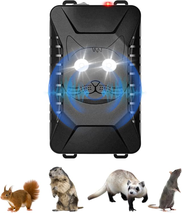 Detalle de ADOGO Ahuyentador de martas 3 en 1 12V/USB