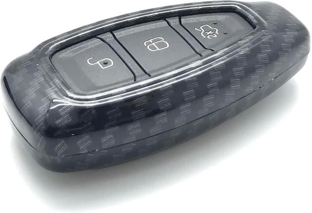 Detalle 2 de Nordecco carbon-fibre style key case cover for Ford Puma ST-Line X (2023–2024) & other listed Ford models