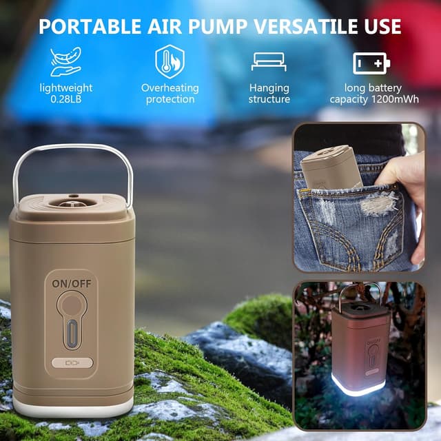 Thumbnail 5 de ytorgr Air Pump Portable rechargeable pump for inflatables ⚓