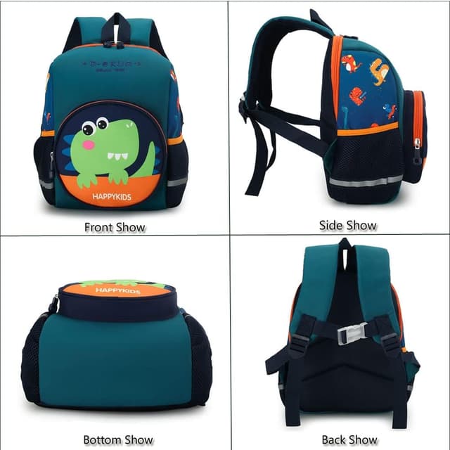 Detalle 2 de XNDZ Dinosaur Toddler Backpack for Kids 3–6