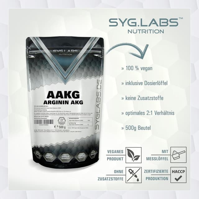 Thumbnail 4 de AAKG Arginin AKG Pulver 500g đ¶