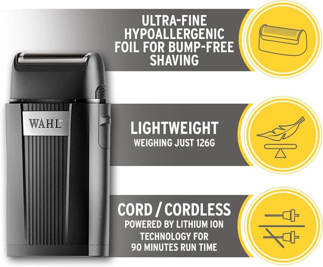 Detalle de Wahl Professional Trimmer and Shaver Bundle (Cordless Detailer Barbers Trimmer + Ultra-close shaver)