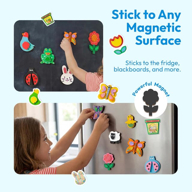 Thumbnail 6 de JOYIN 12 Wooden Magnet Painting Kit for Kids