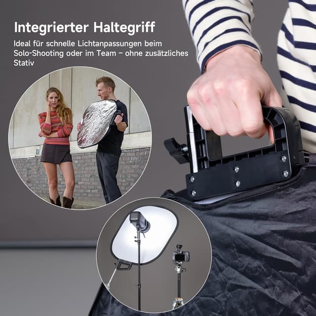 Thumbnail 6 de Rollei 5‑in‑1 Reflektor 72×90 cm für Porträtfotografie