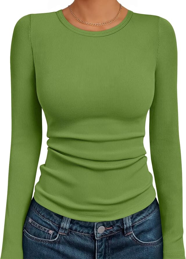 Thumbnail 6 de AUTOMET Ribbed Long Sleeve Top 60% Polyester