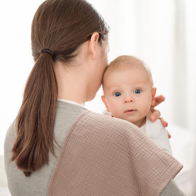 Detalle 2 de Bebee Spucktücher Bearmoss Moltontücher 6er Pack