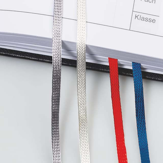 Detalle de BRUNNEN Termin- & Unterrichtsplaner 2025/2026 (A4) – Baladek-Kunststoffeinband, schwarz