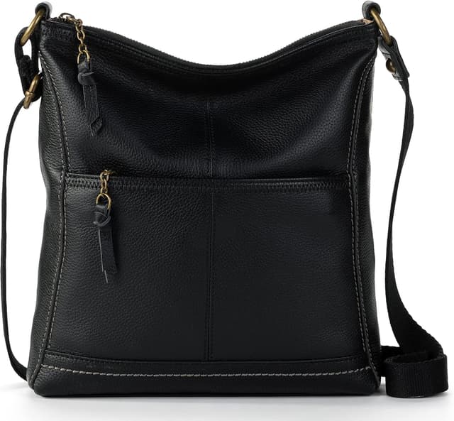 Detalle de The Sak Iris Leather Crossbody Purse (Women's Crossbody Handbag) for Everyday & Travel