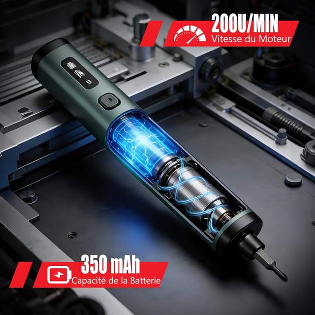 Detalle 2 de Koeutoze mini tournevis électrique 78 en 1