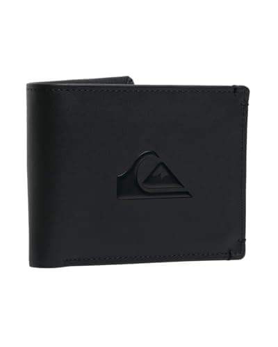 Thumbnail 5 de Quiksilver Billetera plegable de cuero, negra 👝