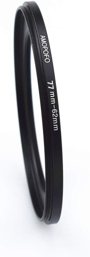 Detalle 2 de AMOPOFO 77-62mm step down camera filter ring (UV/ND/CPL filter adapter)