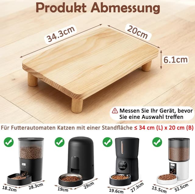 Thumbnail 3 de SZEE Erhöhter Stand Futterautomat Katze