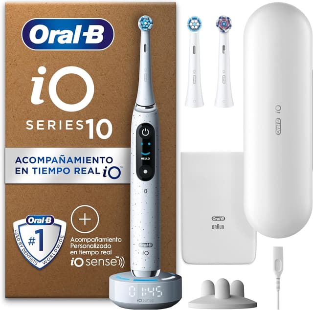 Detalle de Oral-B iO 10 negro, cepillo eléctrico 3h