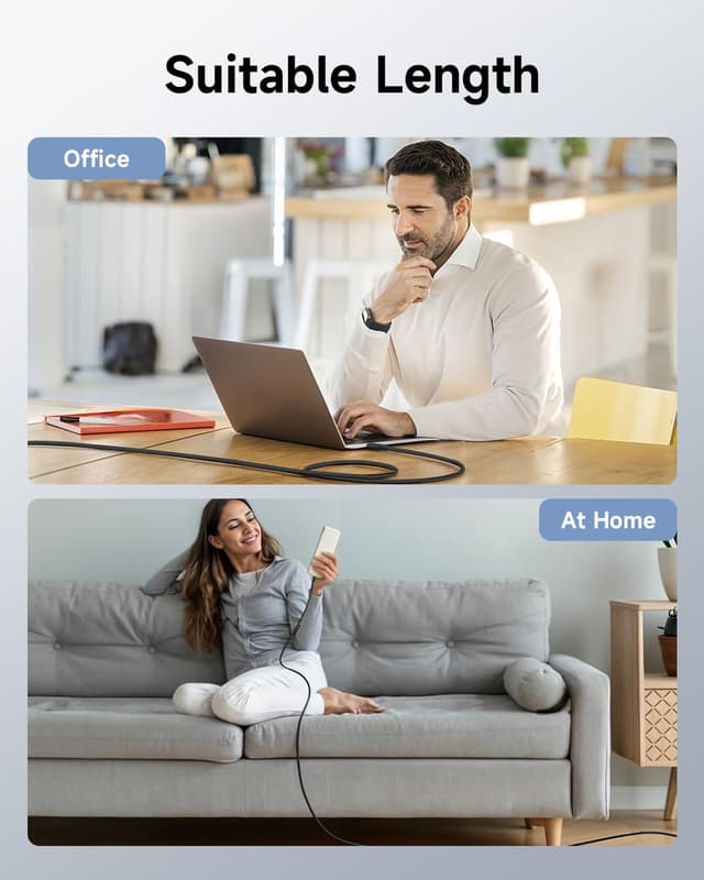 Thumbnail 6 de Cable iPhone 2M certifié MFi Lot de 2