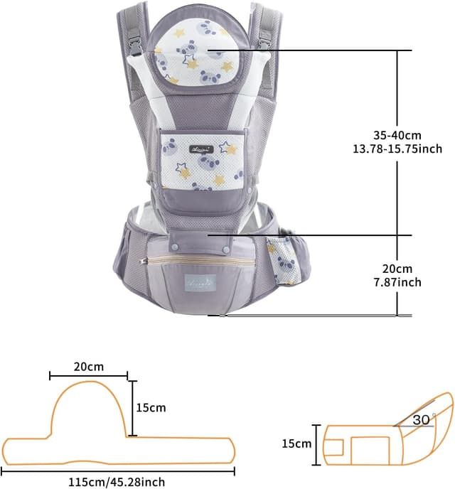 Thumbnail 1 de IULONEE Hip Seat Baby Carrier
